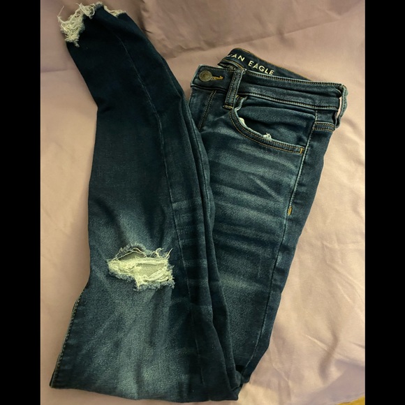 American Eagle Next Level Stretch distressed denim - Picture 6 of 8